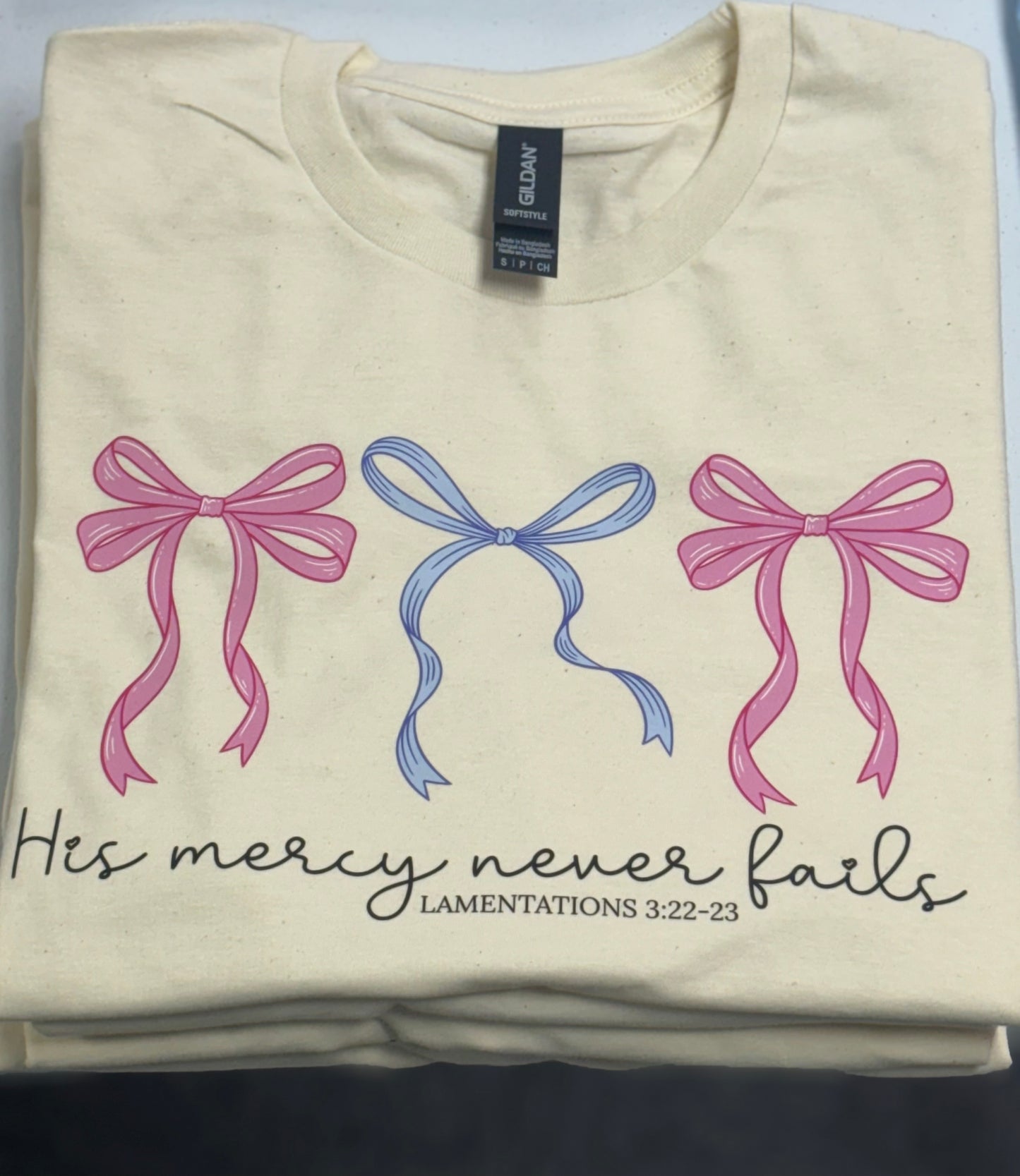 "His Mercy Never Fails" Graphic Tee