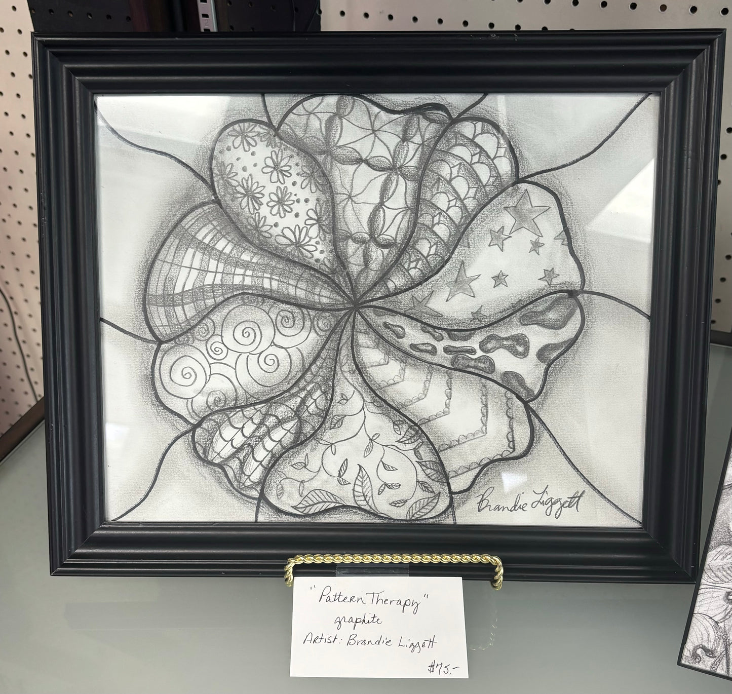 Framed Original Art Pattern Therapy