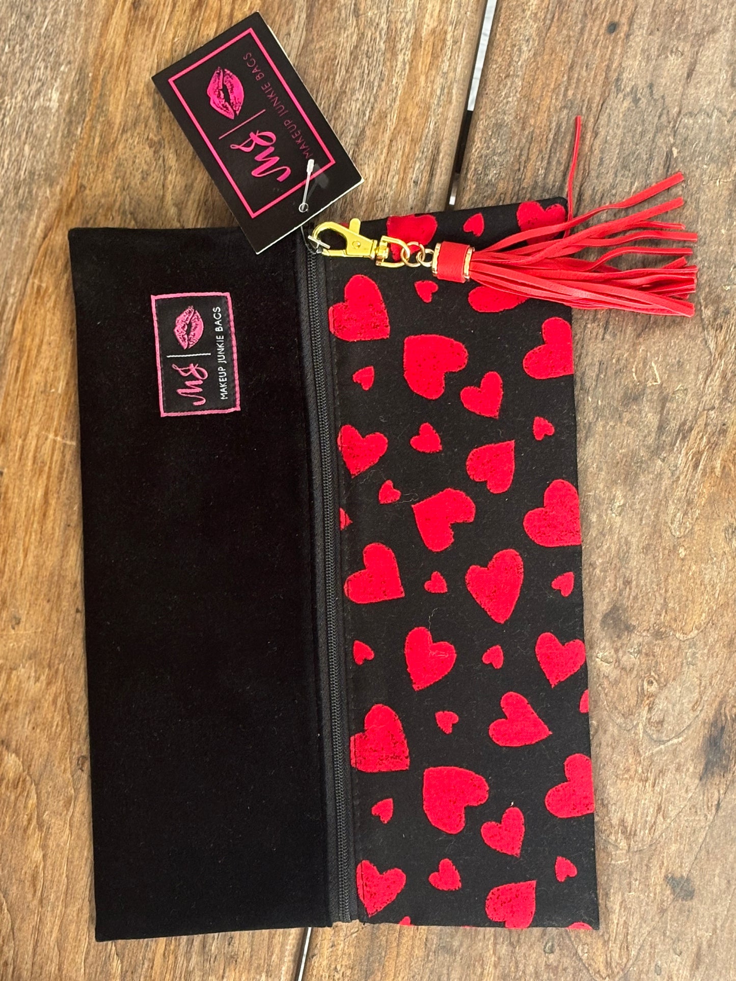 Make Up Junkie Sweetheart Nights Cosmetic Pouch