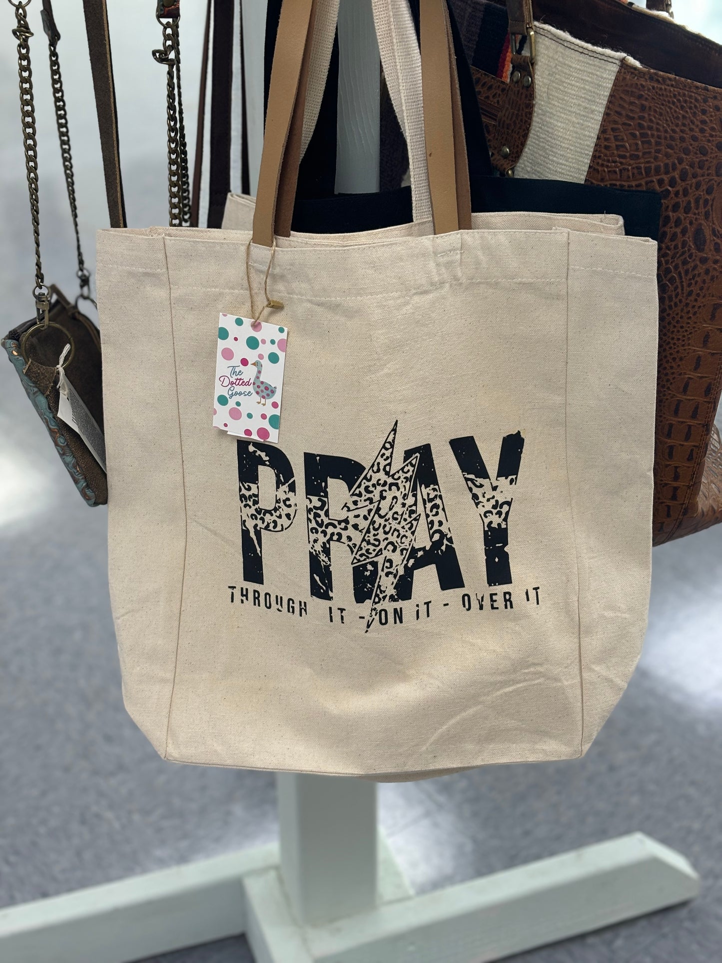 "Pray" Canvas Tote Bag