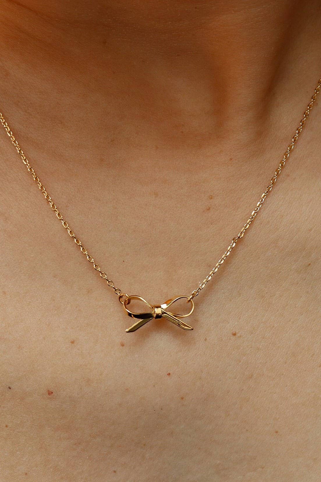 Tied With A Bow Necklace