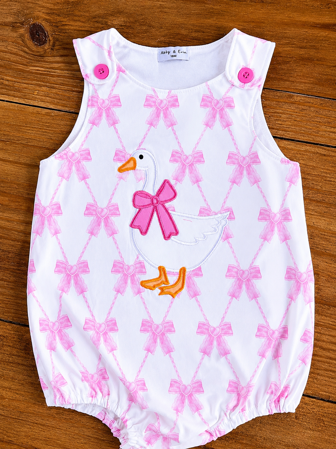 Ribbon and Goose sleeveless bubble