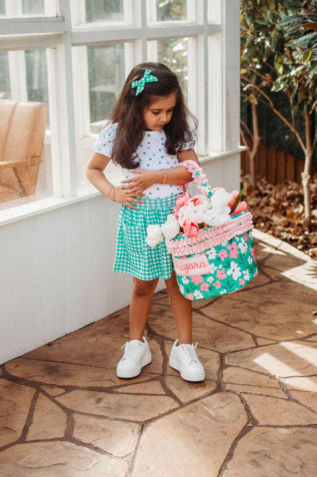 Springtime Blooms Storage Bin
