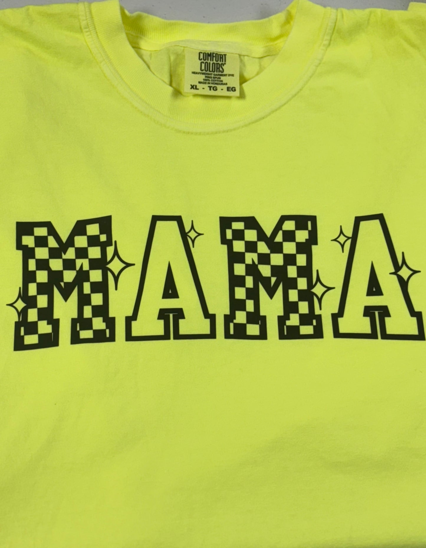 Checkered Mama Graphic Tee