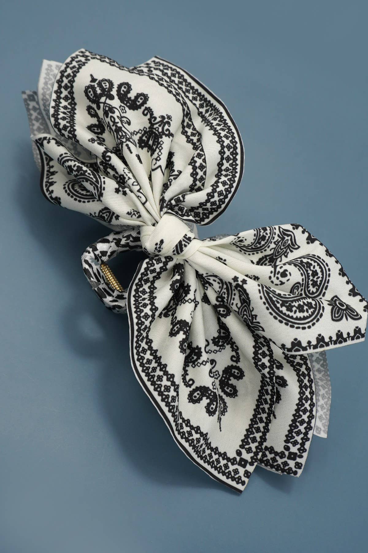 Paisley Boho Vintage Hair Claw Clip
