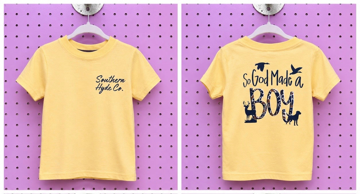 So God Made A Boy- Tee
