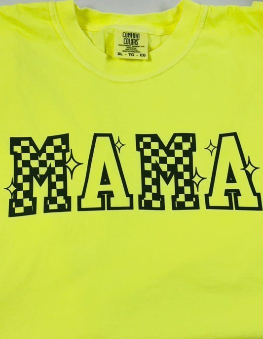 Checkered Mama Graphic Tee