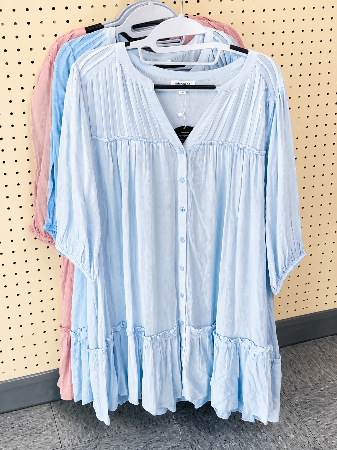 Button Front Swing Dress
