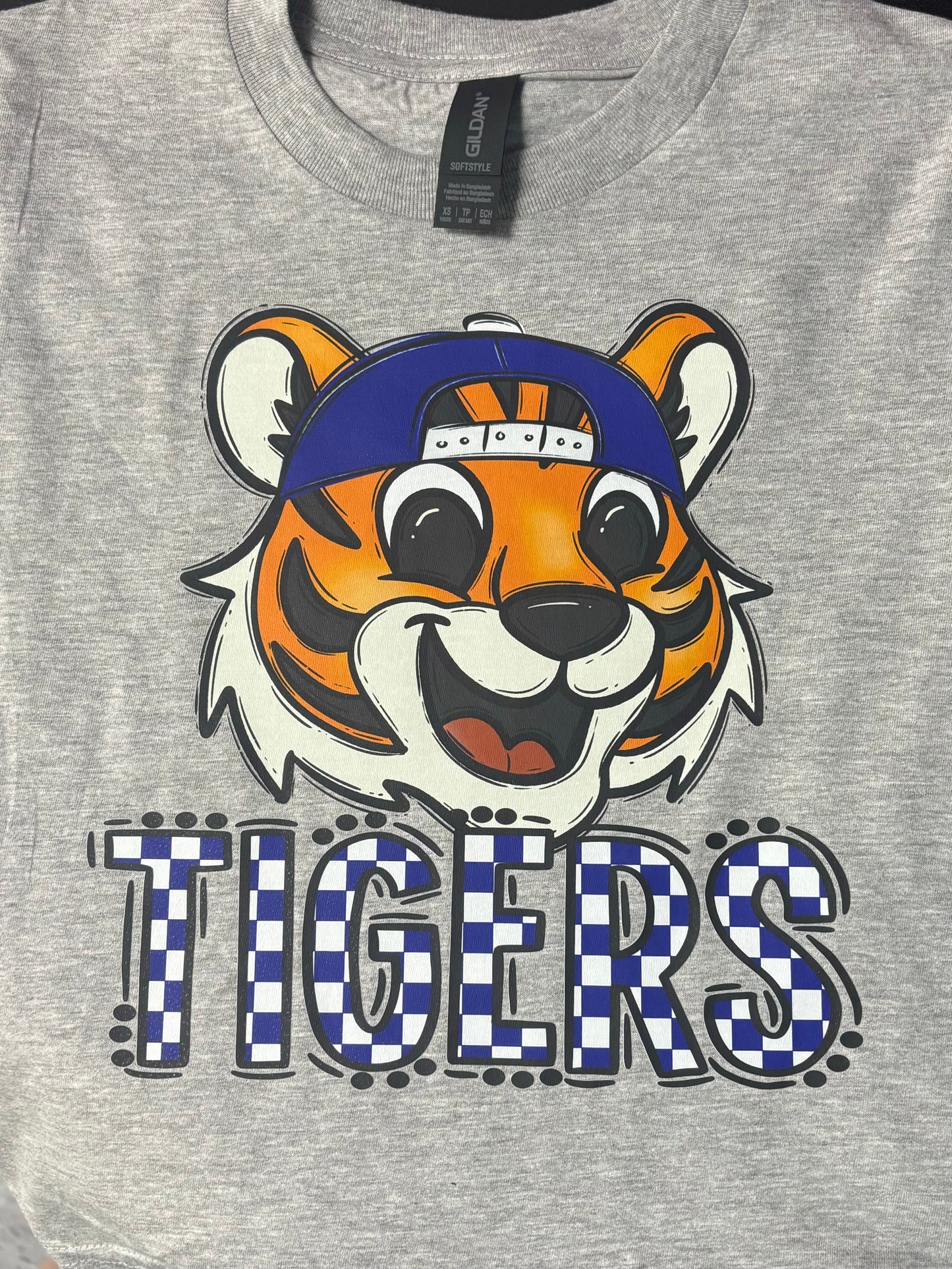 Backwards Hat Tiger Tee