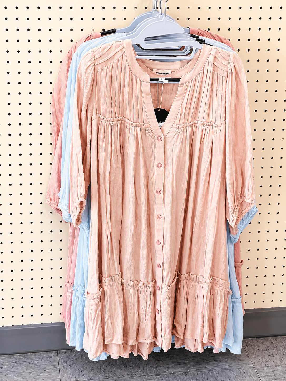 Button Front Swing Dress