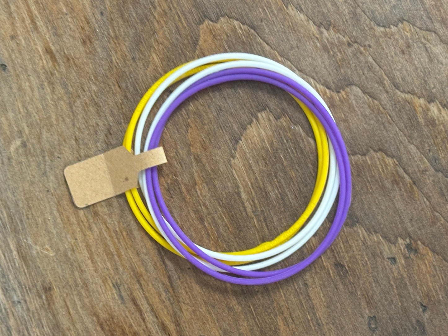 School Spirit Silicon Bracelet Stack