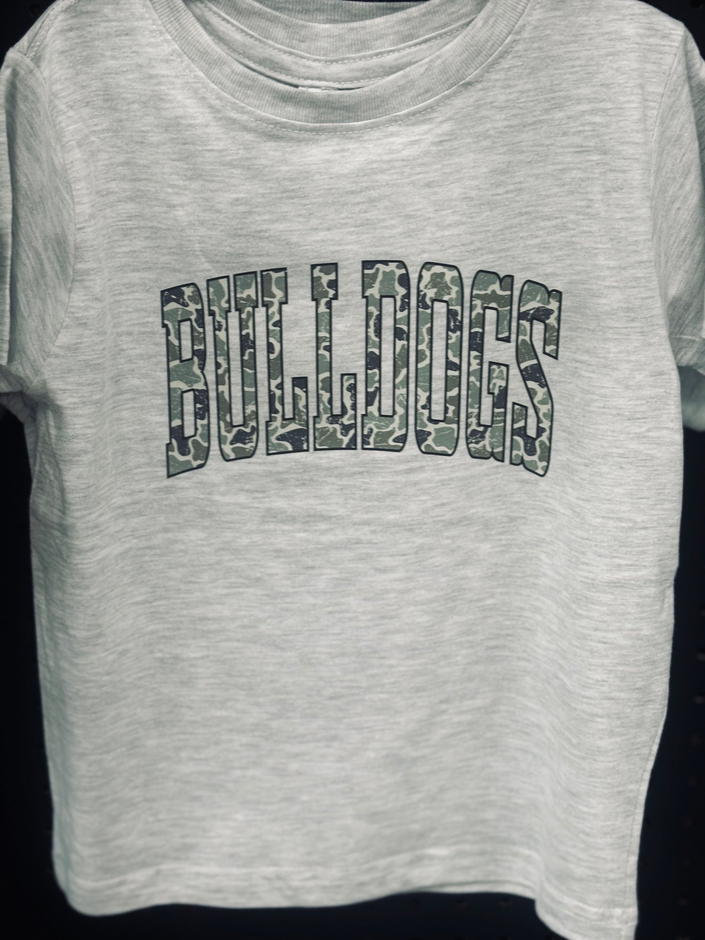 Youth Camo Bulldogs Tee
