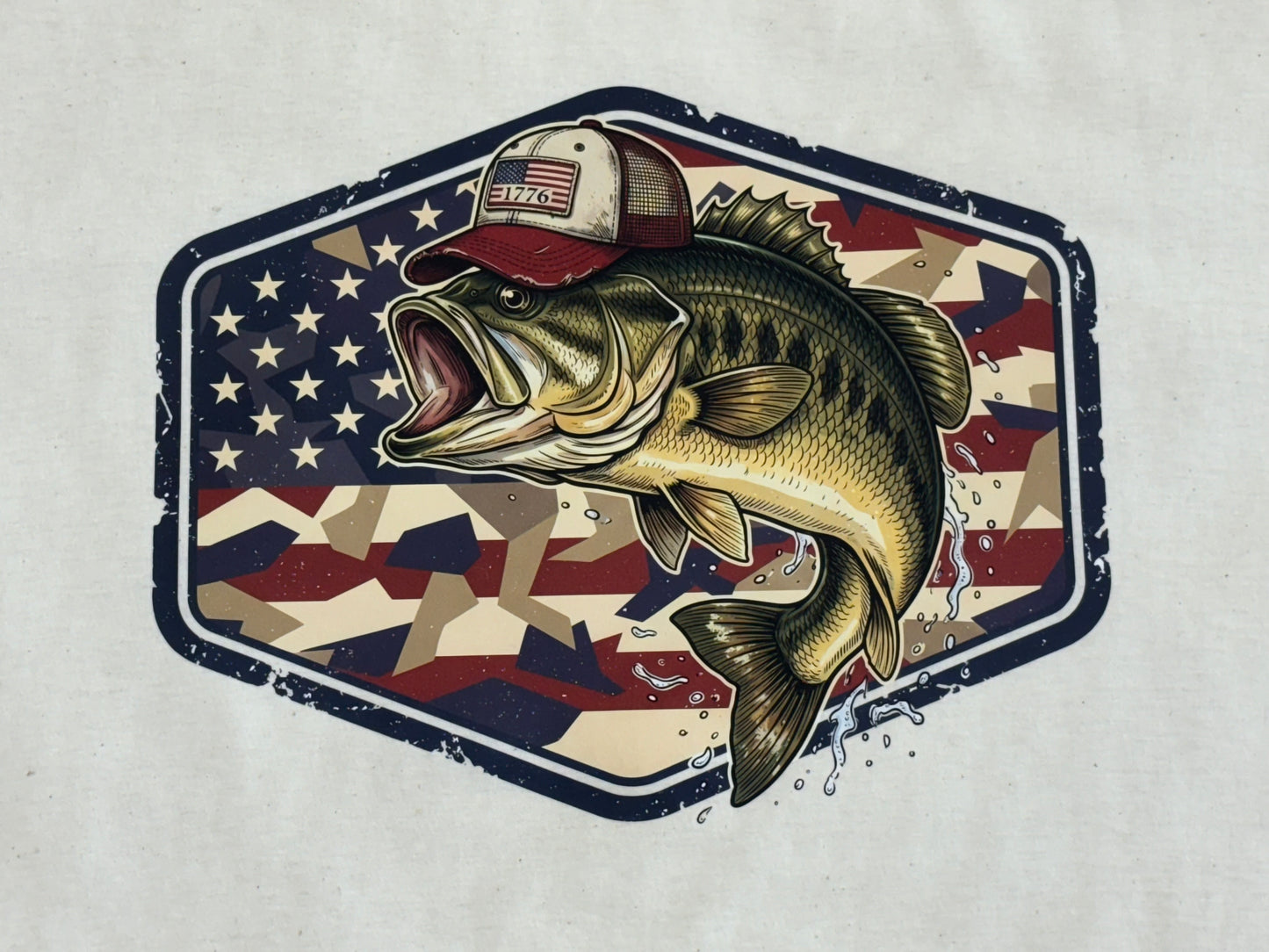 Patriotic Fish Tee
