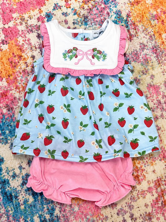Strawberry Bow Dress