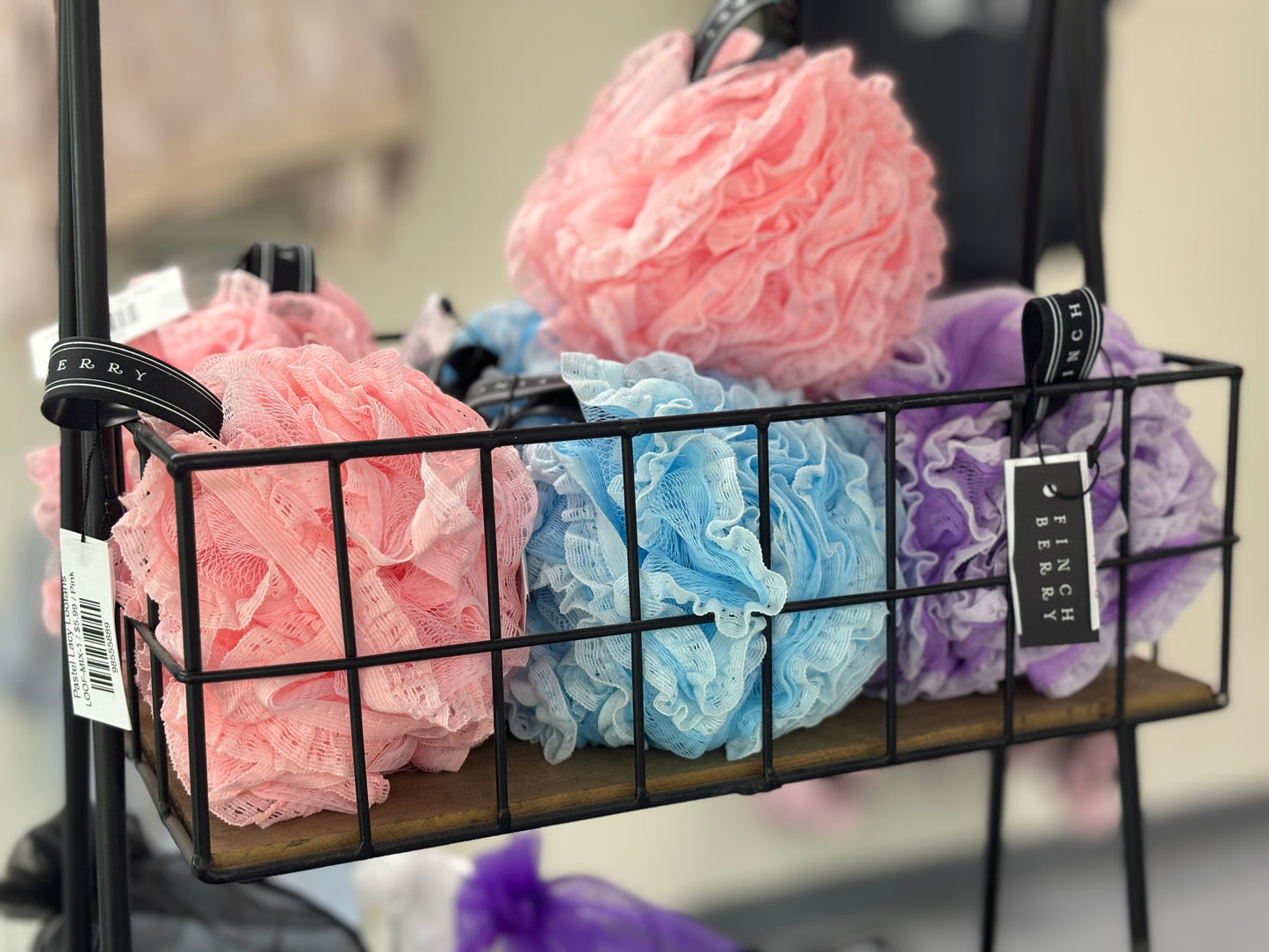 Pastel Lacy Loofahs