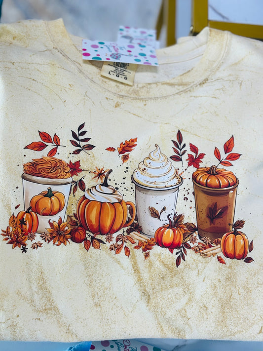 Yellow Fall Coffee Shirt