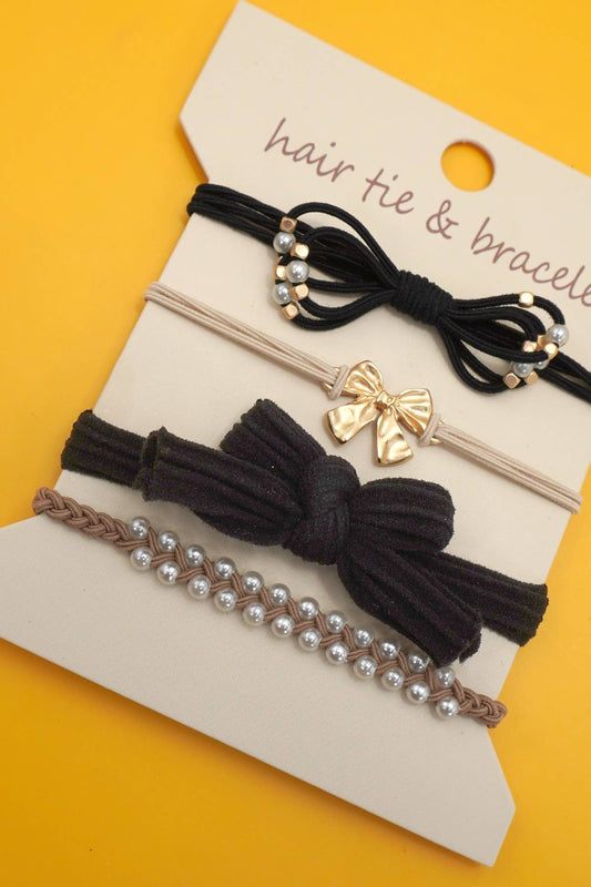 Bracelet Hair Tie Stacks