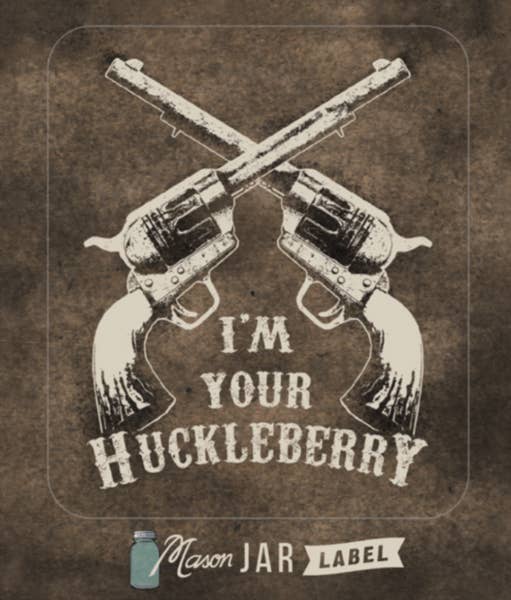 Huckleberry Sticker