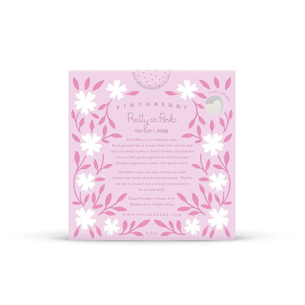 Pretty in Pink Vegan Boxed Soap